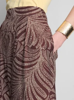 Palazzo-Hose mit Print