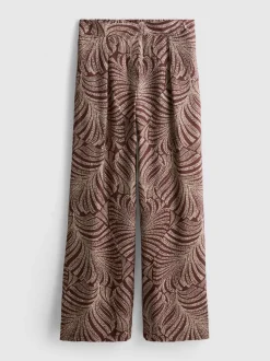 Palazzo-Hose mit Print