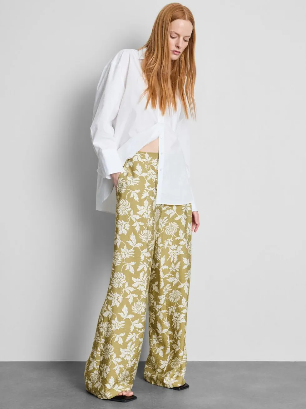 Palazzo-Hose mit Print
