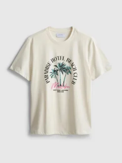 „Paradise Beach“ T-Shirt mit Grafik