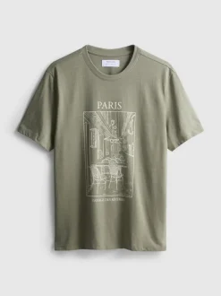 „Paris“ T-Shirt mit Grafik