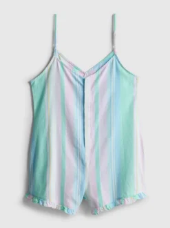 Pastellfarbener „Love To Lounge“ Lounge-Jumpsuit aus Baumwolle