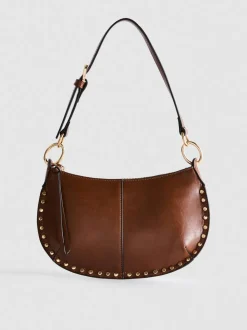 „Paula Echevarría“ Kunstleder-Schultertasche mit Nieten