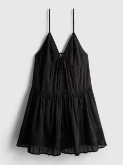 „Paula Echevarría“ Minikleid mit Spitzenbesatz und Rüschen