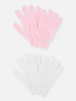 Peeling-Handschuhe, 2er-Pack