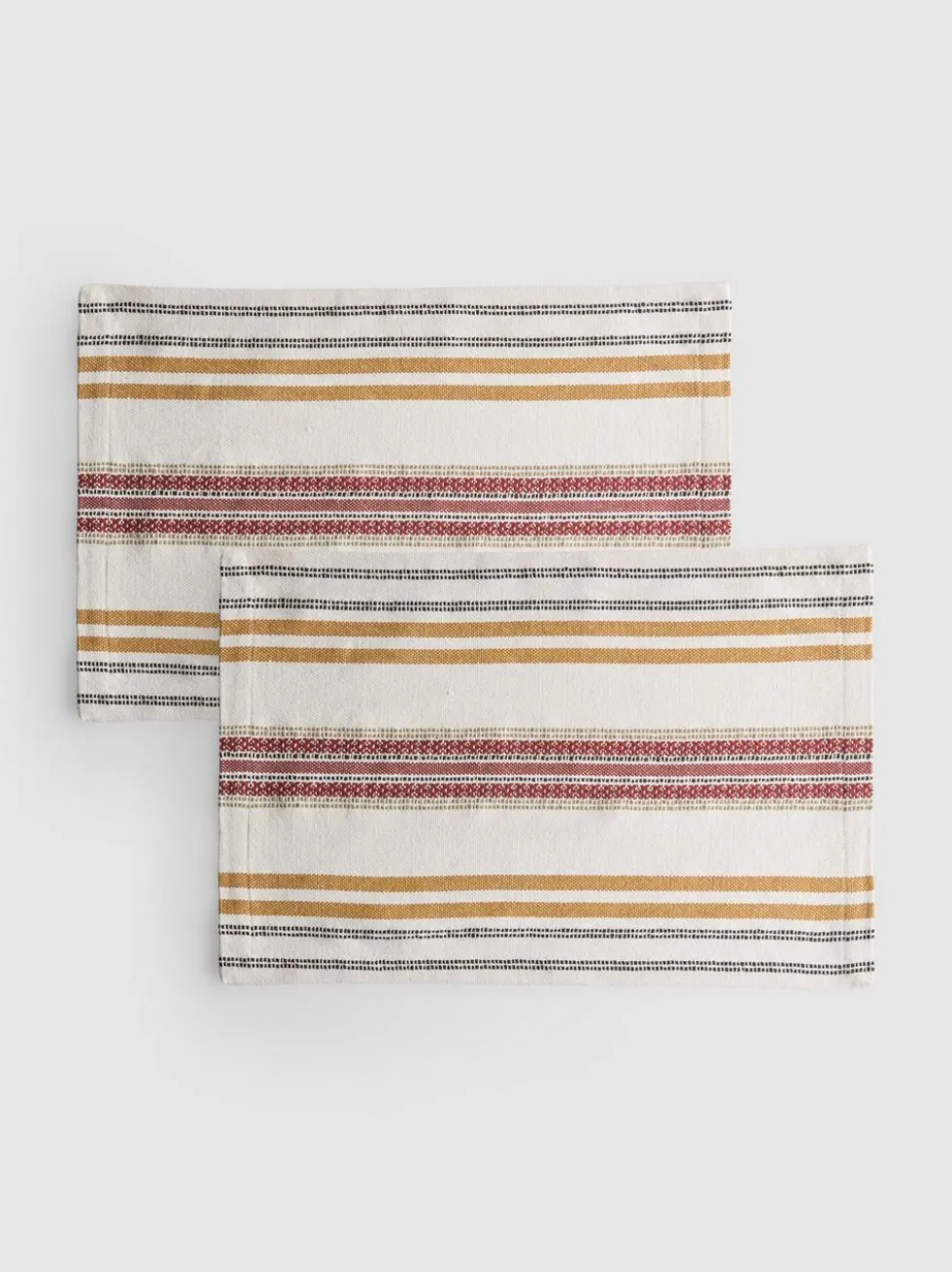 Platzdeckchen mit Streifen, 2er-Pack