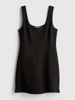 Ponté-Minikleid mit hohem Baumwollanteil