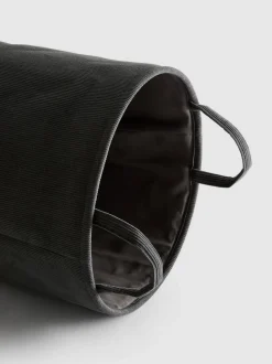 Pop-up-Wäschekorb aus Cord