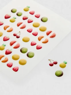 PS... Frucht-Nagelsticker, 52er-Pack