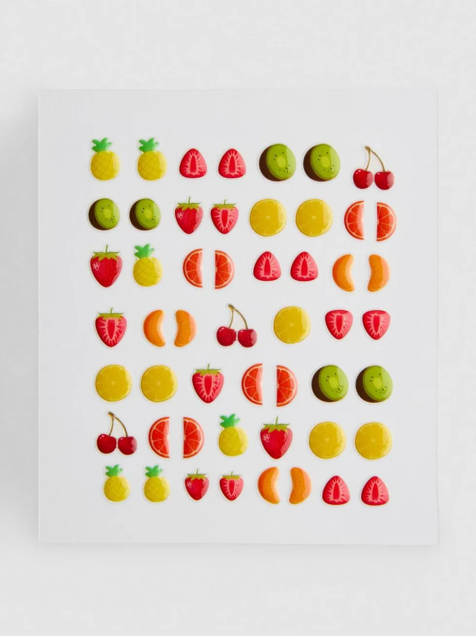 PS... Frucht-Nagelsticker, 52er-Pack
