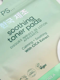 PS... K-Beauty Beruhigende Tonerpads fürs Gesicht, 20er-Pack