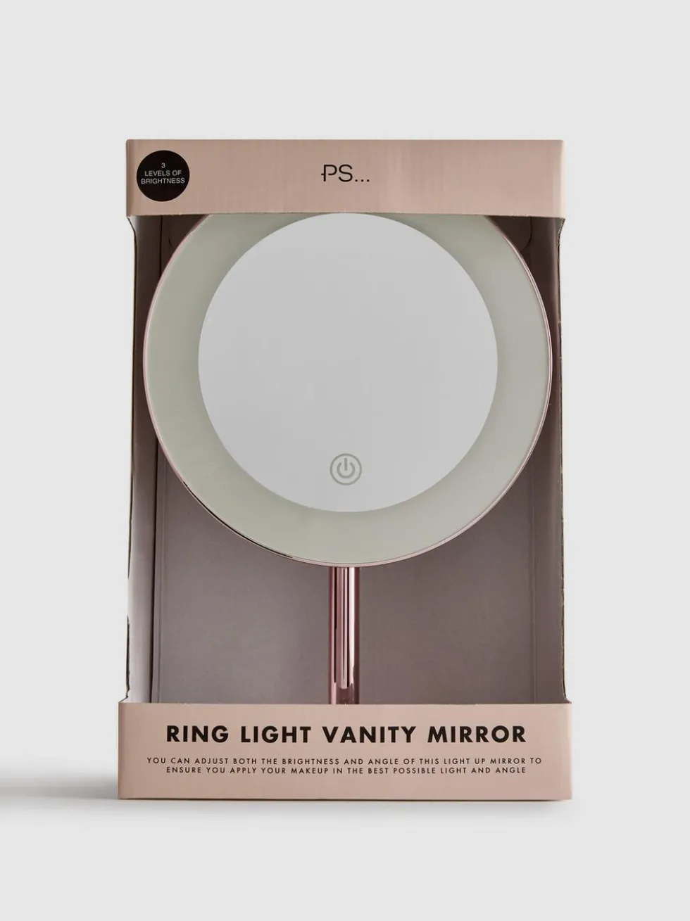 PS... Kosmetikspiegel mit Ringlicht