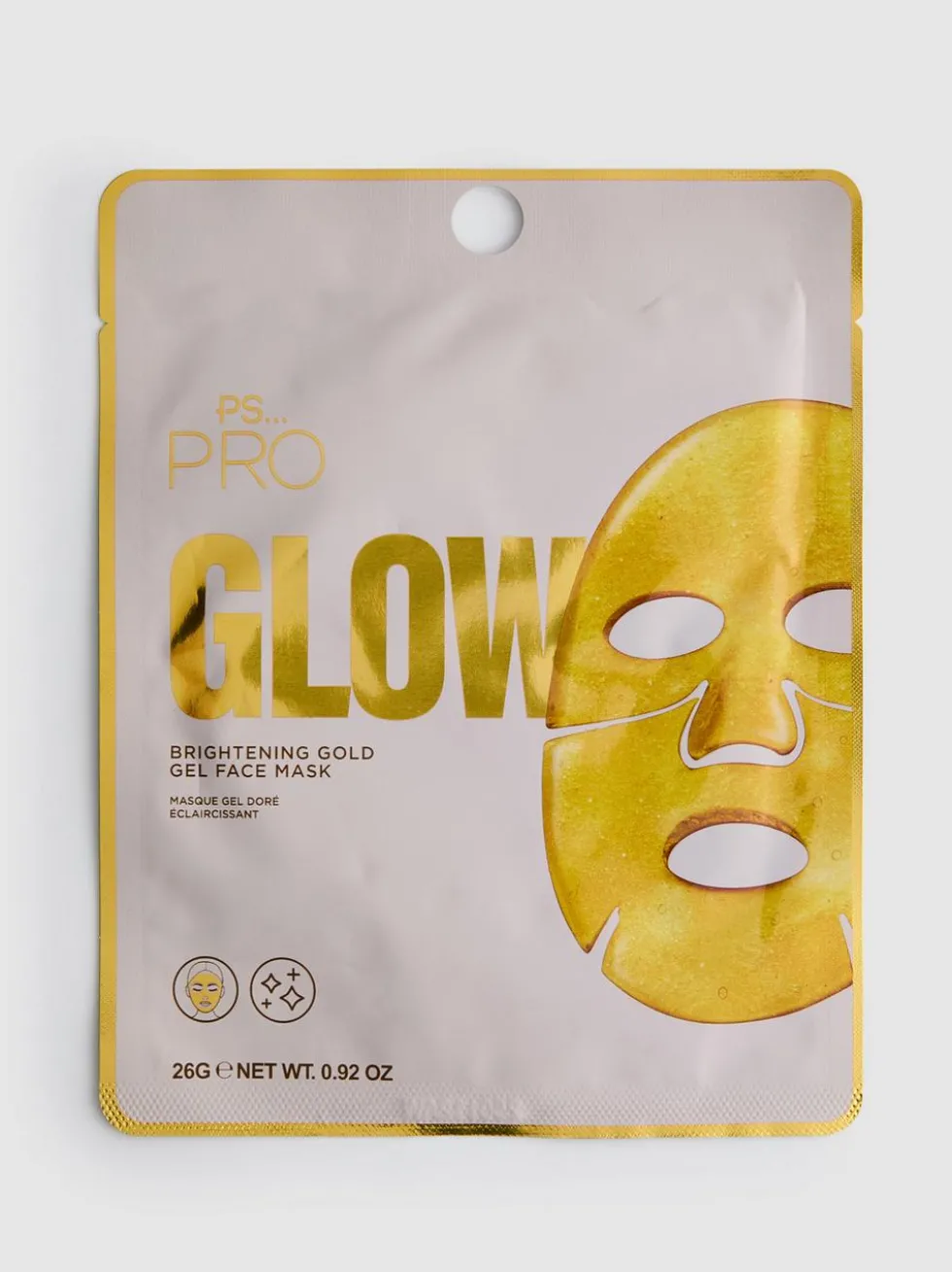 PS... Pro Glow Aufhellende, goldfarbene Gelmaske