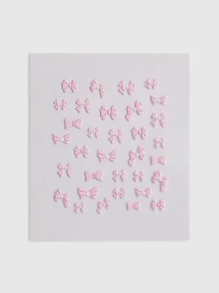 PS... Schleifenförmige Nailart-Sticker, 33er-Pack