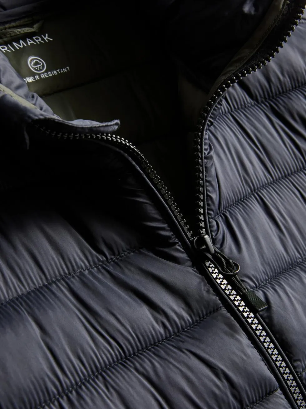 Pufferjacke mit Trichterkragen
