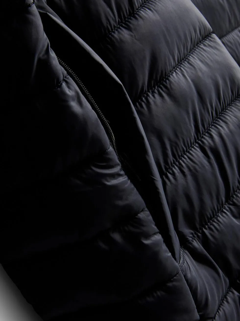 Pufferjacke mit Trichterkragen