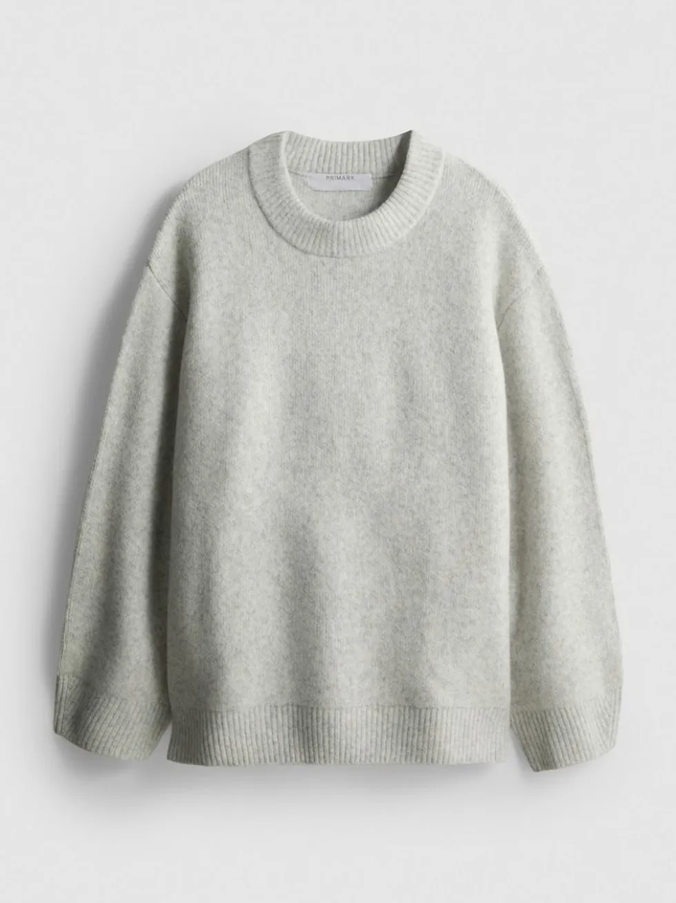 Pullover aus Wollgemisch mit Rundhalsausschnitt im Oversized-Look
