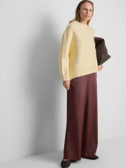 Pullover aus Wollgemisch mit Rundhalsausschnitt im Oversized-Look