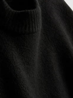 Pullover aus Wollgemisch mit Rundhalsausschnitt im Oversized-Look