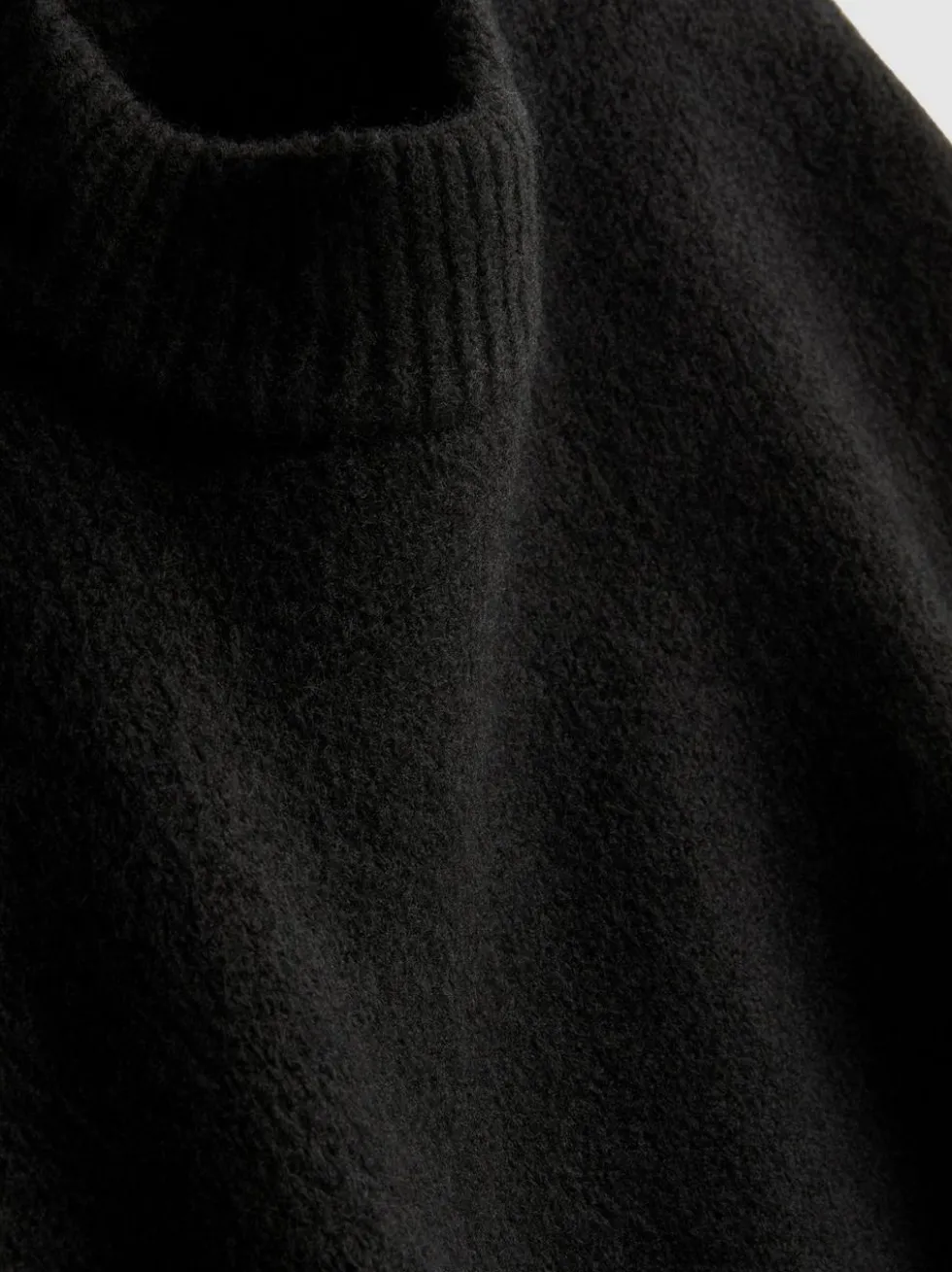 Pullover aus Wollgemisch mit Rundhalsausschnitt im Oversized-Look