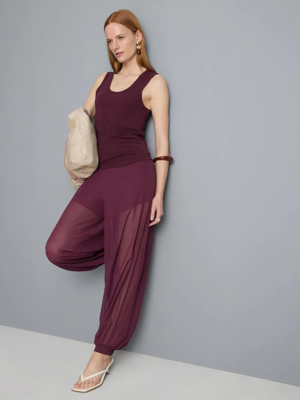 Racerback-Tanktop mit U-Ausschnitt