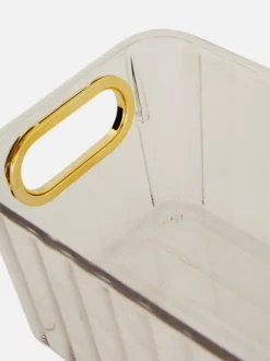 Rechteckiger, transparenter Organizer