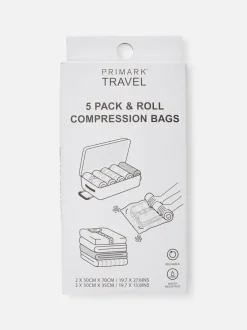 Reise-Vakuumbeutel, 5er-Pack