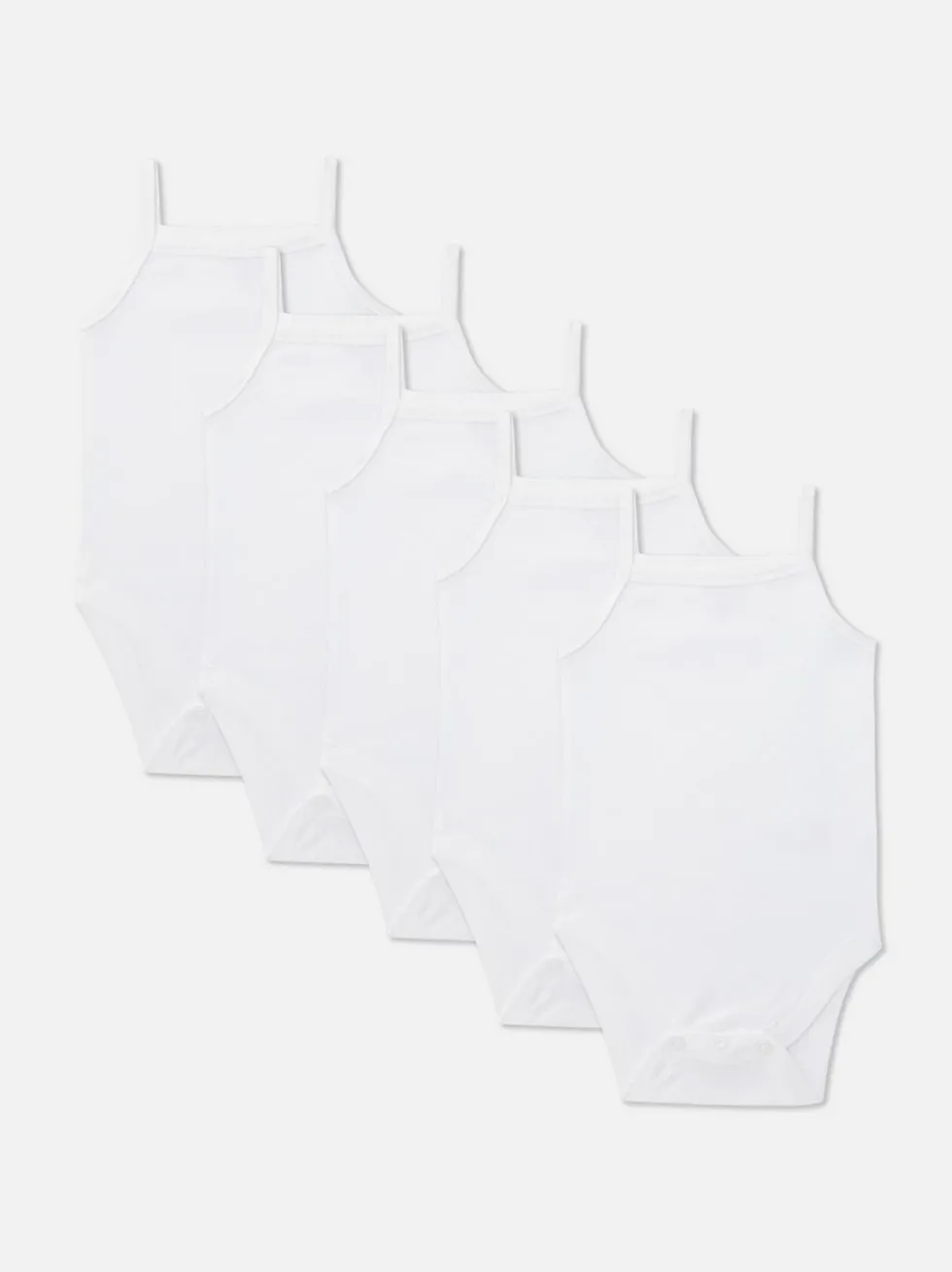 Riemchen-Body für Neugeborene, 5er-Pack