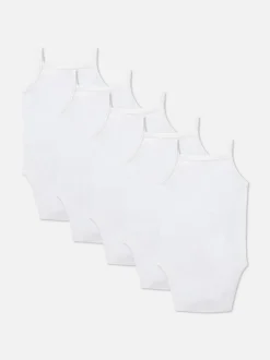 Riemchen-Body für Neugeborene, 5er-Pack