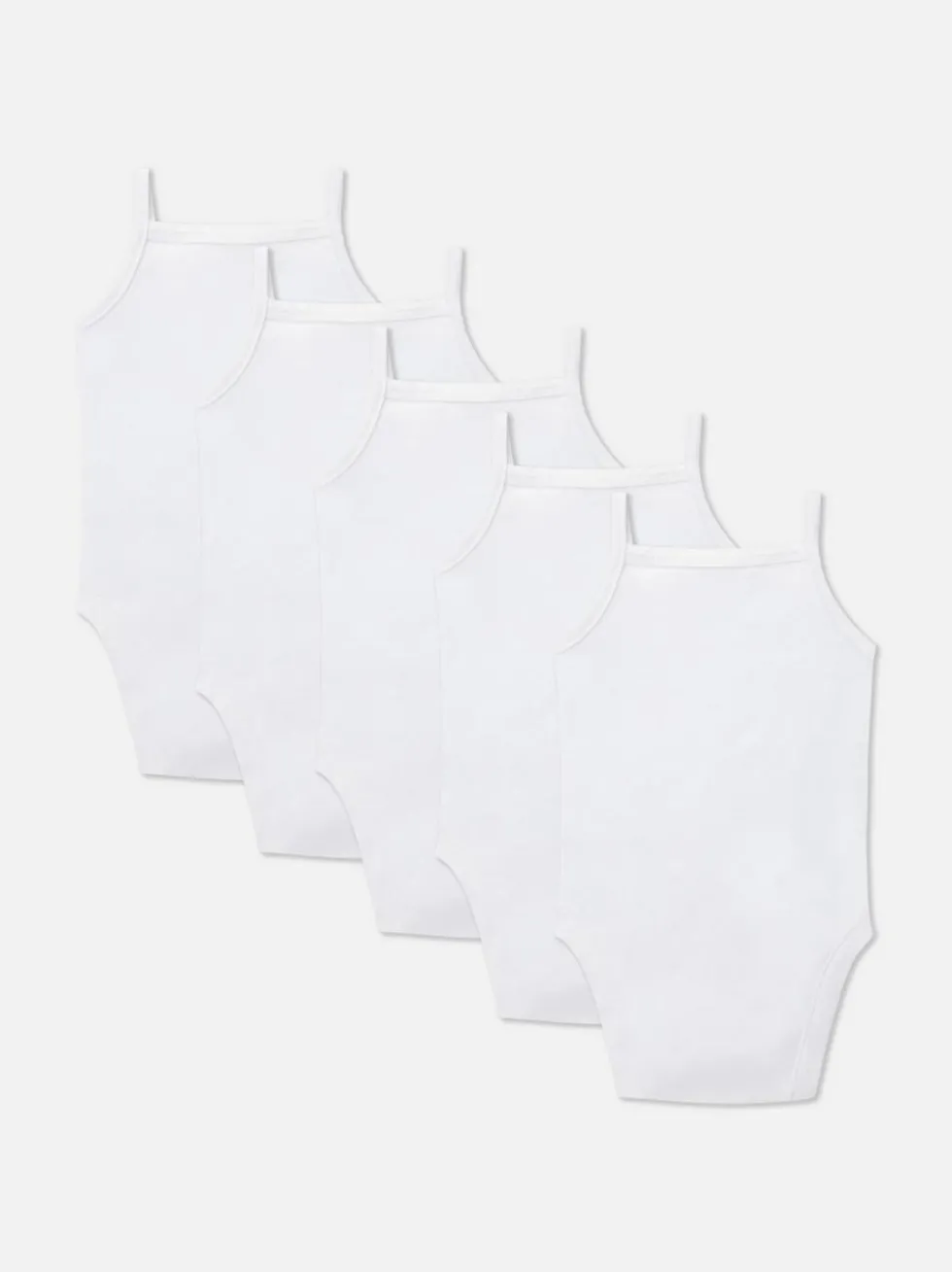 Riemchen-Body für Neugeborene, 5er-Pack