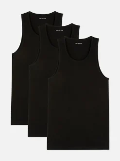 Ärmellose Trägershirts, 3er-Pack