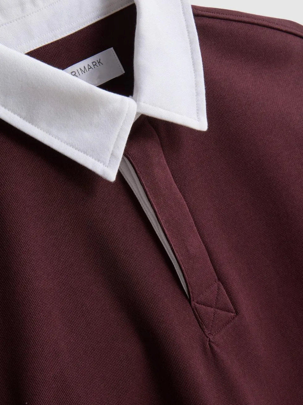 Rugby-Poloshirt mit hohem Baumwollanteil