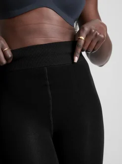 Samtig weiche Leggings, 1er-Pack