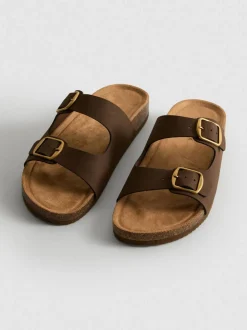 Sandalen mit Doppelschnallenriemen