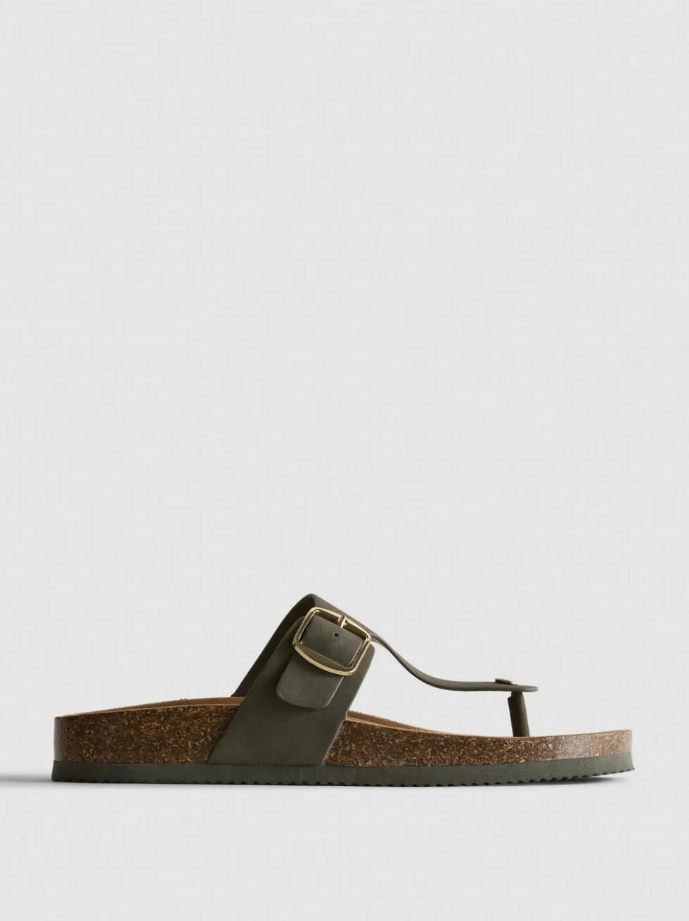 Sandalen mit Schnalle und T-Steg