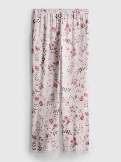 Schlafanzughose mit hohem Modalanteil und Blumenmuster