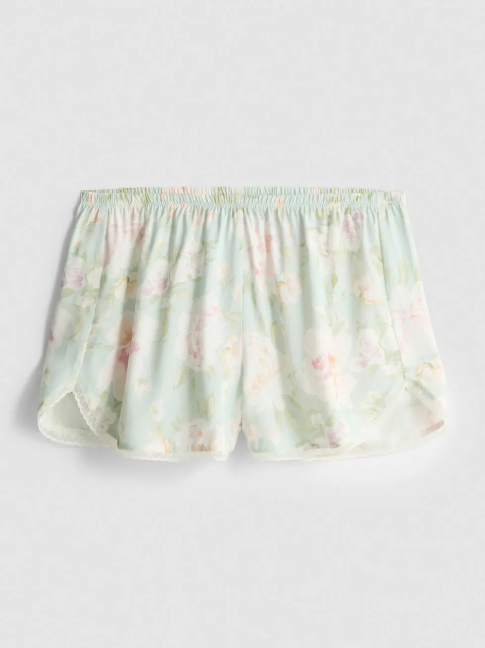 Schlafanzugshorts mit Blumenmuster