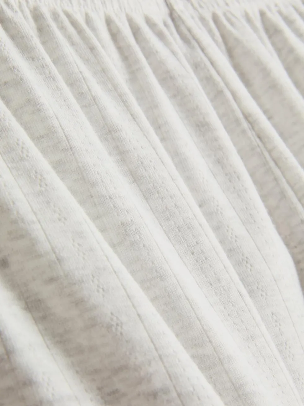 Schlafanzugshorts mit Pointelle-Muster