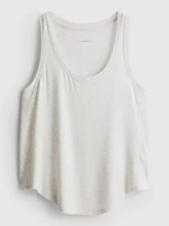 Schlafanzug-Tanktop mit hohem Modalanteil