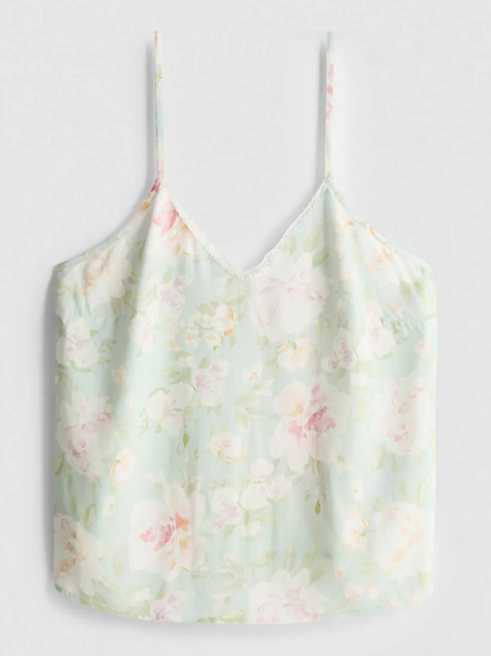 Schlafanzug-Trägertop mit Blumenmuster