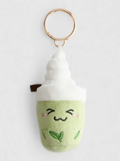 Schlüsselanhänger mit Plüsch-Matcha
