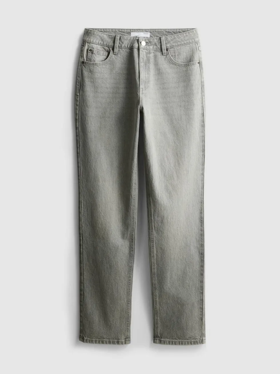 Schmale Denim Jeans mit geradem Bein