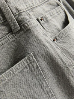 Schmale Denim Jeans mit geradem Bein