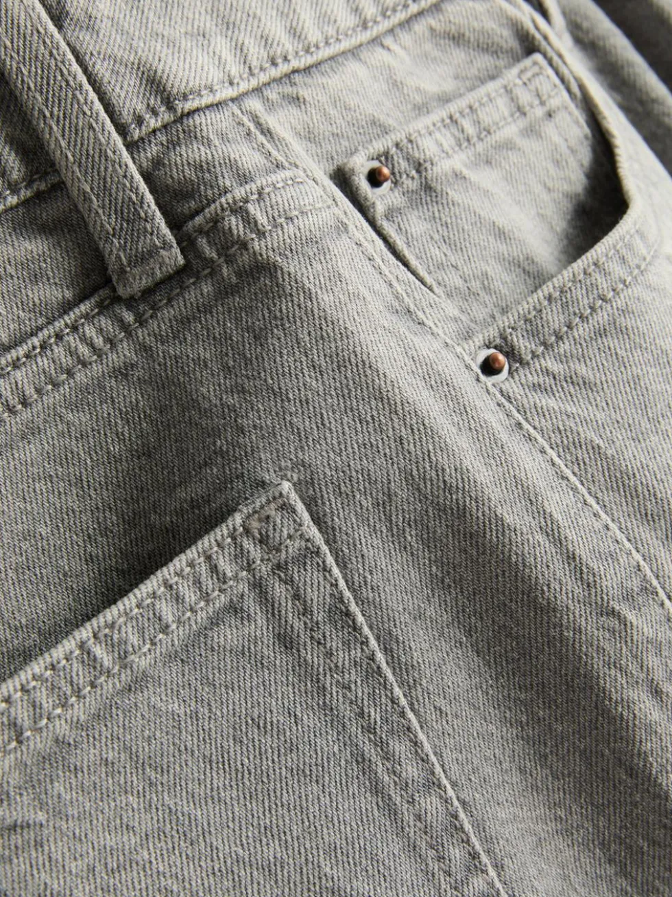 Schmale Denim Jeans mit geradem Bein