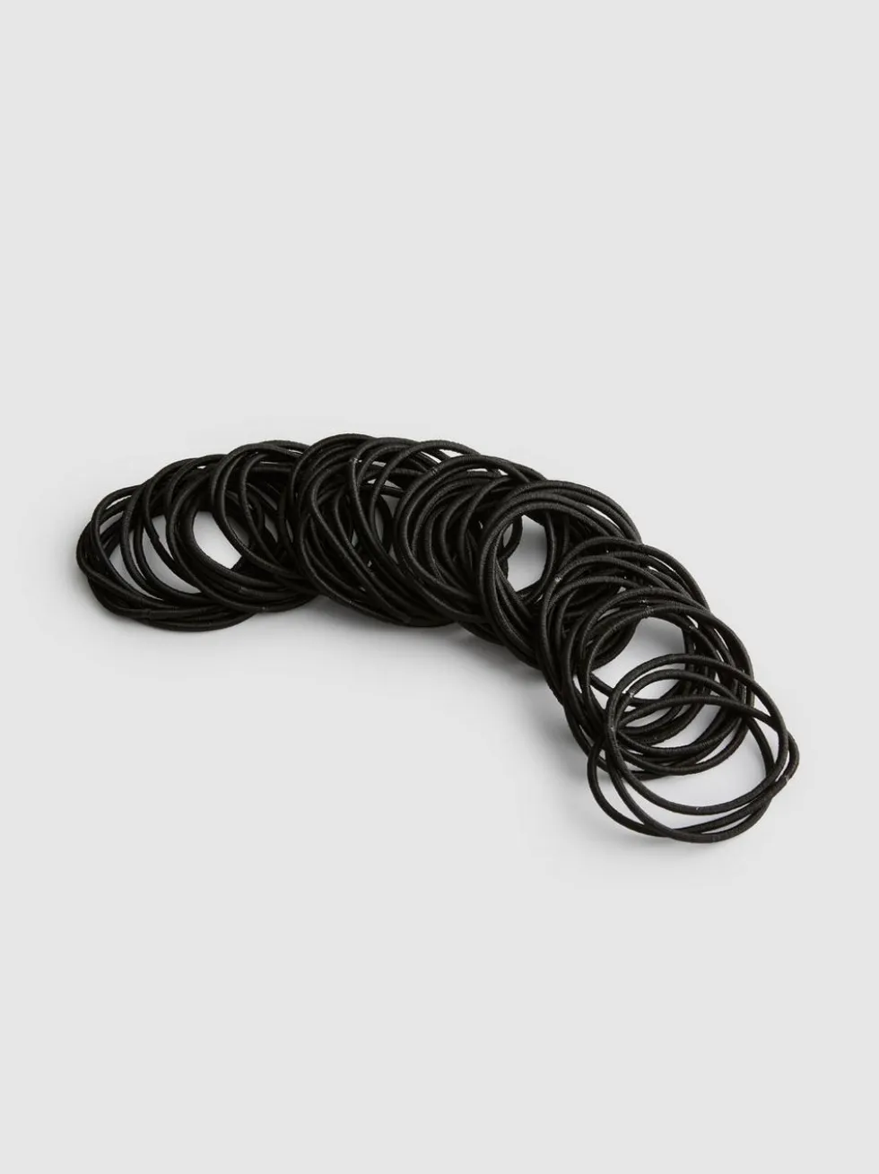 Schmale Haargummis, 60er-Pack