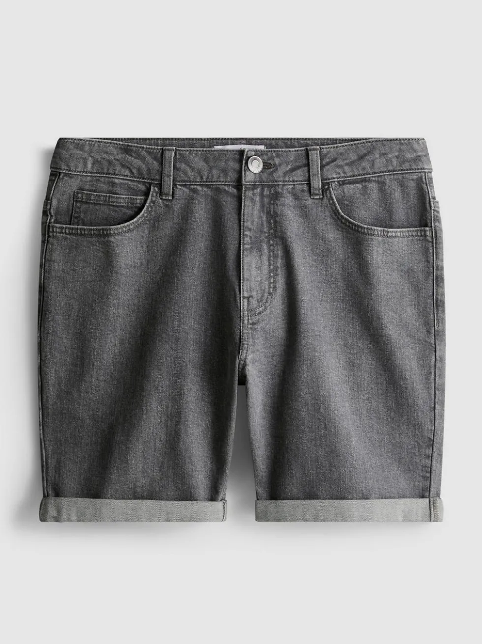Schmale Jeansshorts mit mittlerer Leibhöhe