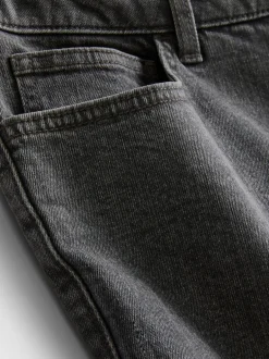 Schmale Jeansshorts mit mittlerer Leibhöhe