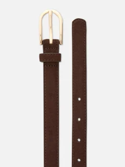 Schmaler „The Edit“ Gürtel aus Wildleder