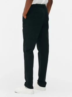 Schmale Stretch-Chinohose