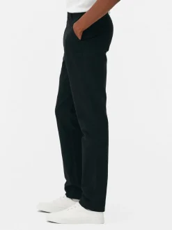 Schmale Stretch-Chinohose